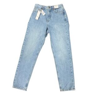 Topshop High Rise Light Blue Mom Jeans